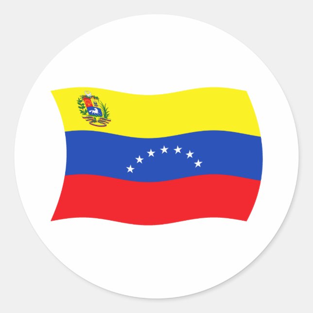 Venezuela Flag Sticker (Front)