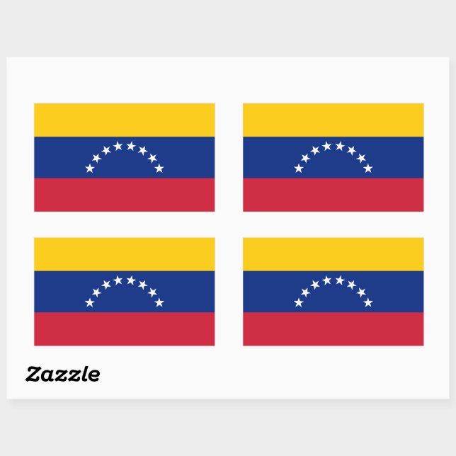Venezuela flag stickers (Sheet)