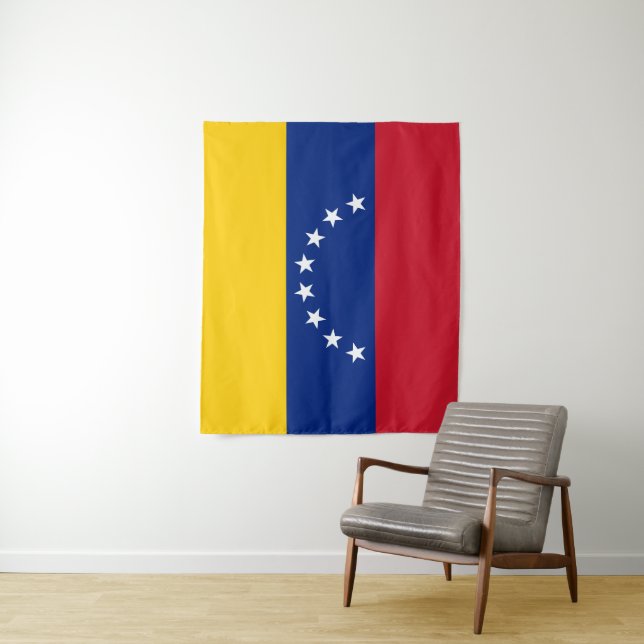 Venezuela flag tapestry (In Situ)