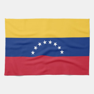 Venezuela flag tea towel