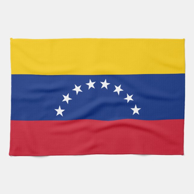 Venezuela flag tea towel (Horizontal)