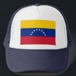 Venezuela flag trucker hat<br><div class="desc">Official flag of Venezuela.</div>