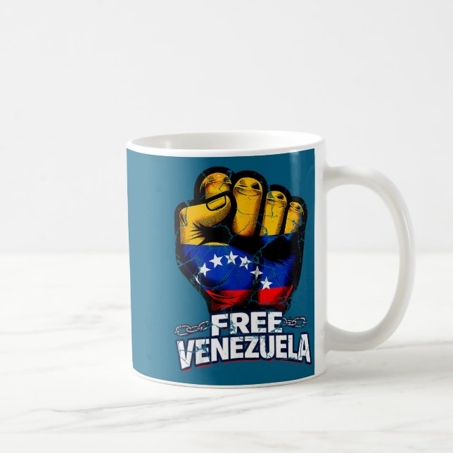 Venezuela Flag Venezuela Libre 2026  Coffee Mug (Right)