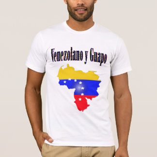 Venezuela flag with text Venezolano y guapo T-Shirt