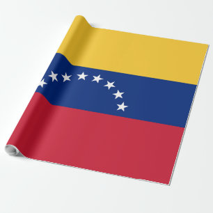 Venezuela flag wrapping paper