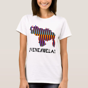 VENEZUELA FLANNEL MAP CROSS TEN T-Shirt