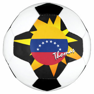 Venezuela Football & Venezuelan Flag / BANG Soccer Ball