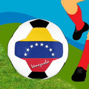 Venezuela Football & Venezuelan Flag / Sport Soccer Ball