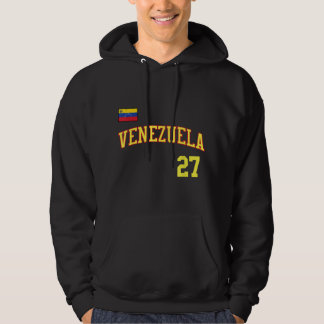 Venezuela in Baseball or Beisbol Style for Venezue Hoodie