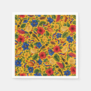 Venezuela-Inspired Fiesta Cultural Napkin