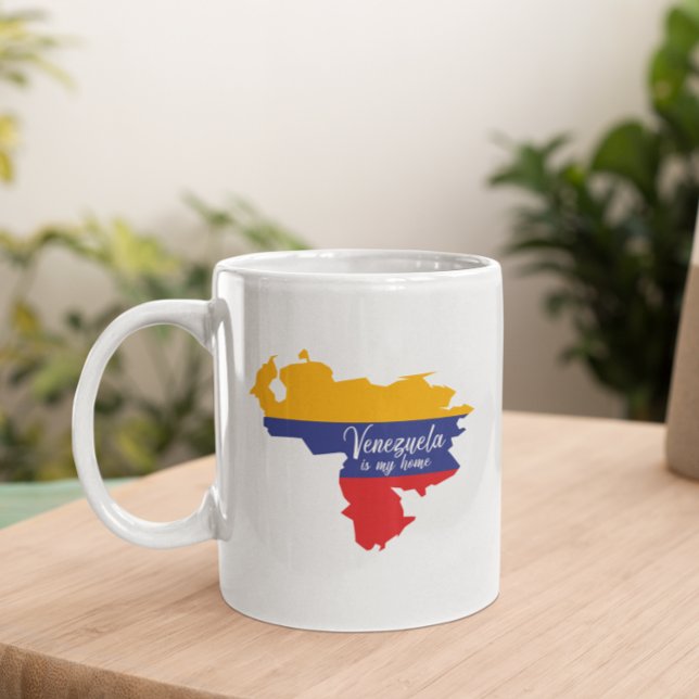 Venezuela is my home Flag Map  Coffee Mug (Venezuela is my home Flag Map Coffee Mug)