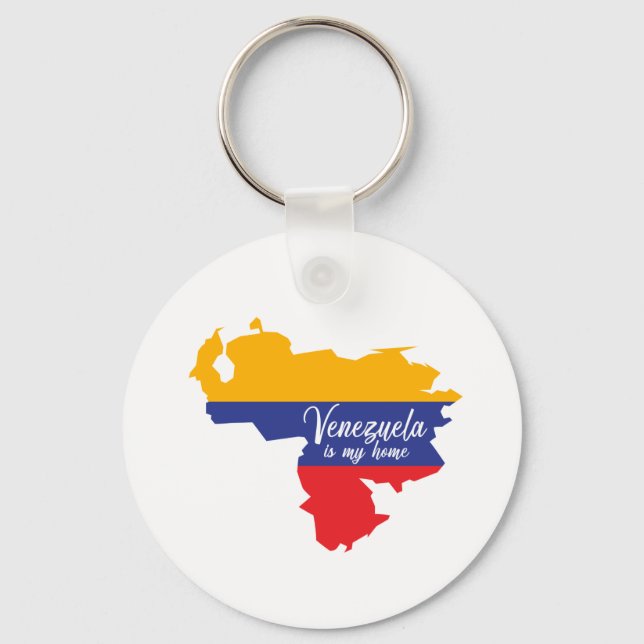 Venezuela is my home  key ring (Front)