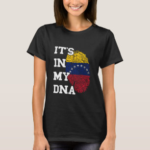 Venezuela It's In My DNA Venezuelan Roots Venezuel T-Shirt