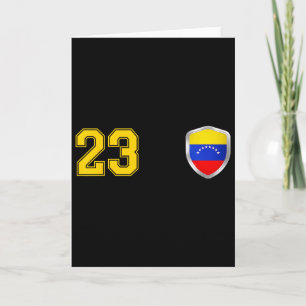 Venezuela - La Vinotinto Team Soccer Design For Ve Card