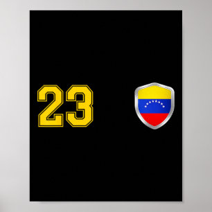 Venezuela - La Vinotinto Team Soccer Design For Ve Poster