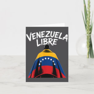 Venezuela Libre 2026 Venezuela Flag Card