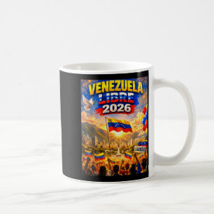 Venezuela Libre 2026 Venezuela Heart Flag Coffee Mug