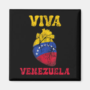 Venezuela Libre 2026 Venezuela Heart Flag Magnet