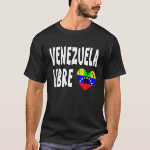 Venezuela Libre Flag Venezuela Pride gift T Shirt