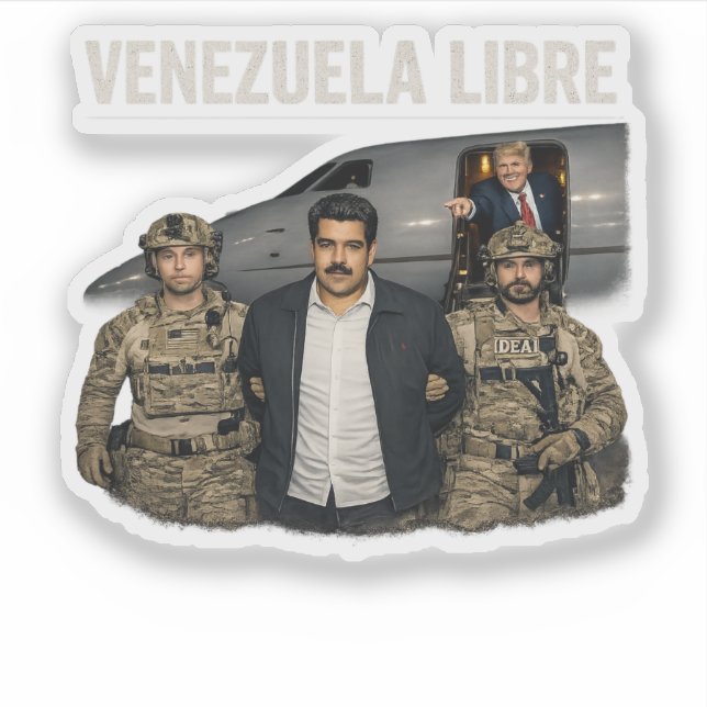 Venezuela Libre Funny Nicolas Maduro Captured  (Front)