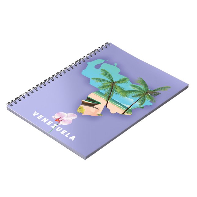 Venezuela map notebook (Left Side)