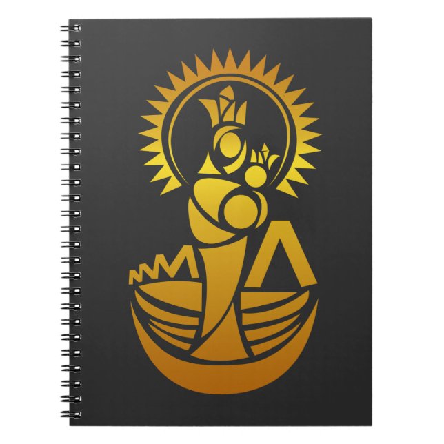 Venezuela Maracaibo Virgen Chinita Chiquinquira  Notebook (Front)