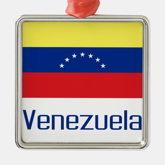 Venezuela Metal Tree Decoration (Front)