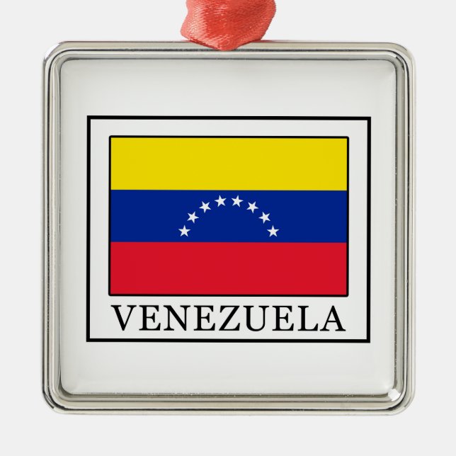 Venezuela Metal Tree Decoration (Front)