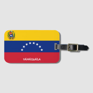 Venezuela National Flag Patriotic Luggage Tag