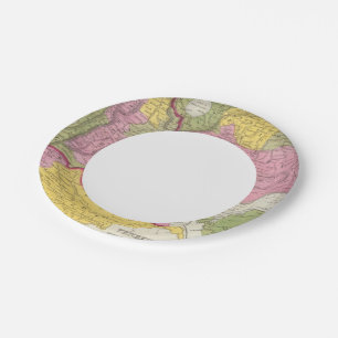 Venezuela, New Grenada & Equador Paper Plate