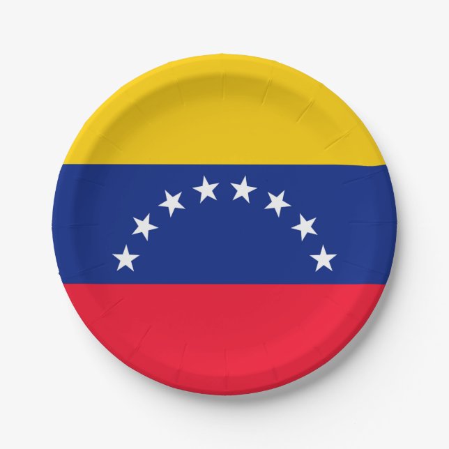 Venezuela Paper Plate (Front)