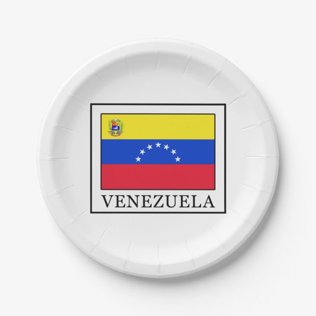 Venezuela Paper Plate (Front)