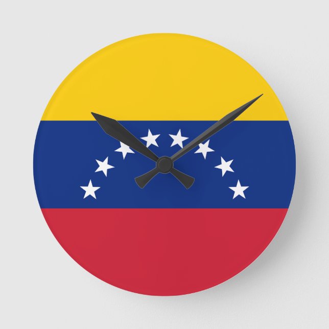 Venezuela Round Clock (Front)