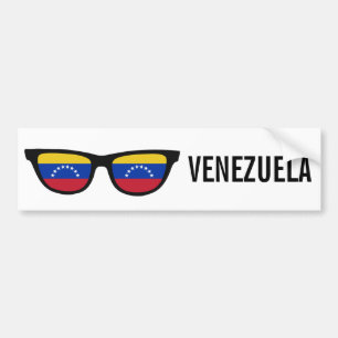 Venezuela Shades custom text & colour Bumper Sticker