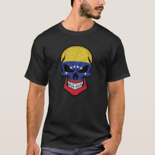 Venezuela Smiling Skull Flag T-Shirt