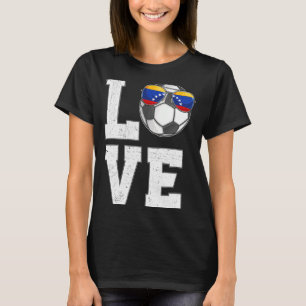 Venezuela Soccer Love Venezuelan Fan Flag T Shirt