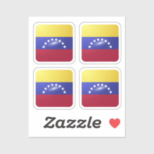 Venezuela square glossy flag