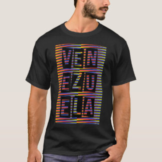 Venezuela Traditional Chromatic Background Art  T-Shirt