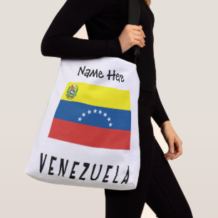 Venezuela Venezuelan Flag Personalised Name Crossbody Bag