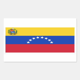 Venezuela/Venezuelan Flag Rectangular Sticker