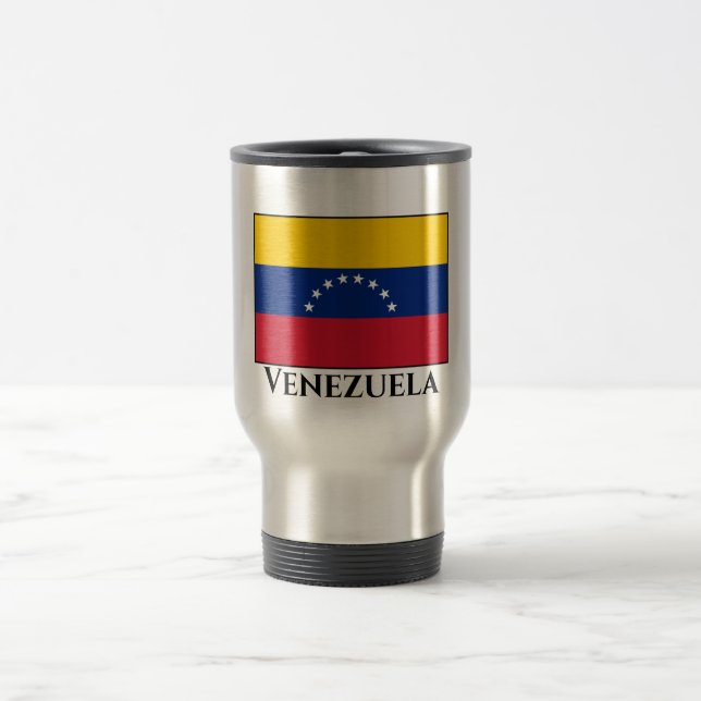 Venezuela (Venezuelan) Flag Travel Mug (Center)