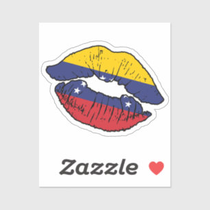 Venezuela Venezuelan Lipstick Love Flag