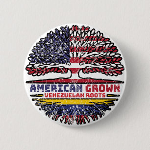Venezuela Venezuelan US American USA United States 6 Cm Round Badge