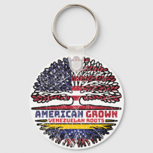 Venezuela Venezuelan US American USA United States Key Ring