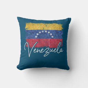 Venezuela Vintage Flag Venezuelan Pride Roots Cushion