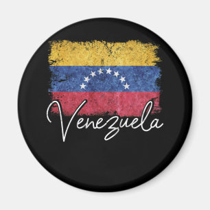 Venezuela Vintage Flag Venezuelan Pride Roots Magnet