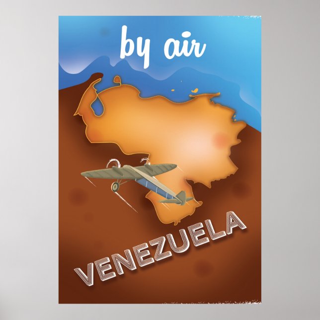 venezuela vintage travel poster (Front)