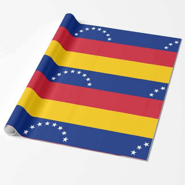 Venezuela Wrapping Paper (Unrolled)