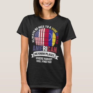 Venezuelan American know Places Venezuela Flag T-Shirt