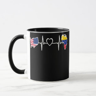 Venezuelan American USA Flag USA Venezuela Mug
